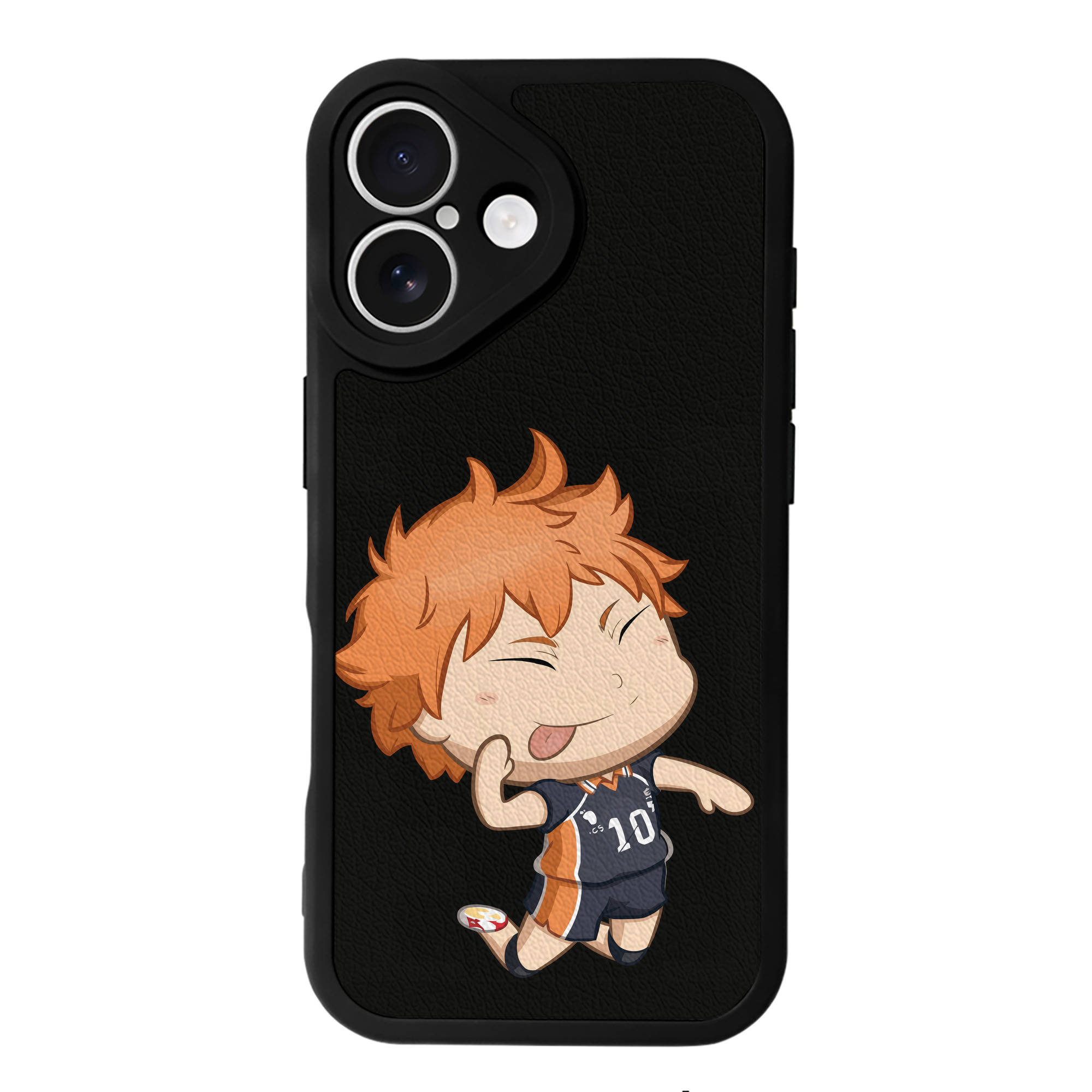 （画像用） ハイキュー!! Haikyu!! 【iPhone 16シリーズ対応】シリコンスマホケース（レザー調） 材質：シリコン